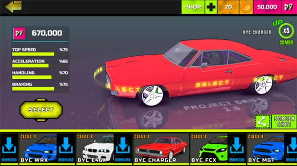 PROJECT DRIFT��ĿƯ����Ϸ�����ֻ���v152 �ֻ����ͼ0
