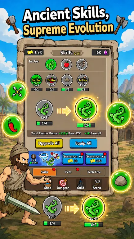 ԭʼս��Ʒ֮�����ò˵���(ԭʼ����������Ϸ)v1.2.2 �ٷ������ͼ1